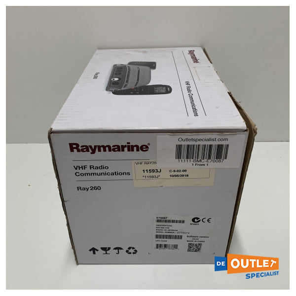 УКХ-радіостанція Raymarine Ray260 black box | УКХ-система - E70087