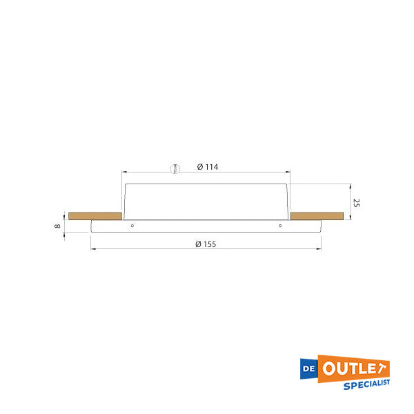 Бърза Thekla 9W топло бяла LED лампа за осветление 12/24V - FAMP1412B12CA00