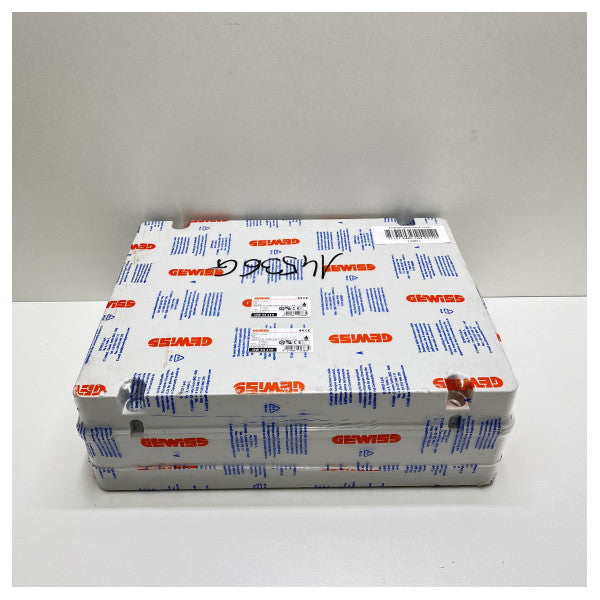 Gewiss IP56 グレー電気ジャンクションボックス 380 x 300 x 120 mm - GW 44 210