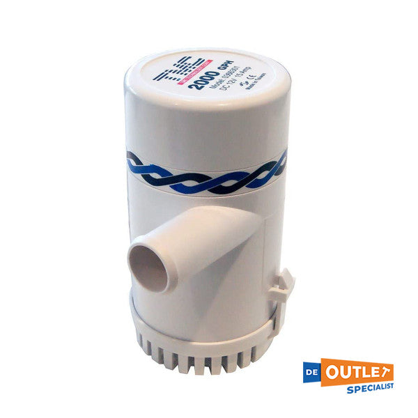 TMC R18 2000 GPH HAUTE CAPACITÉ 24V POMPE BILD BLANC - 503-1820012