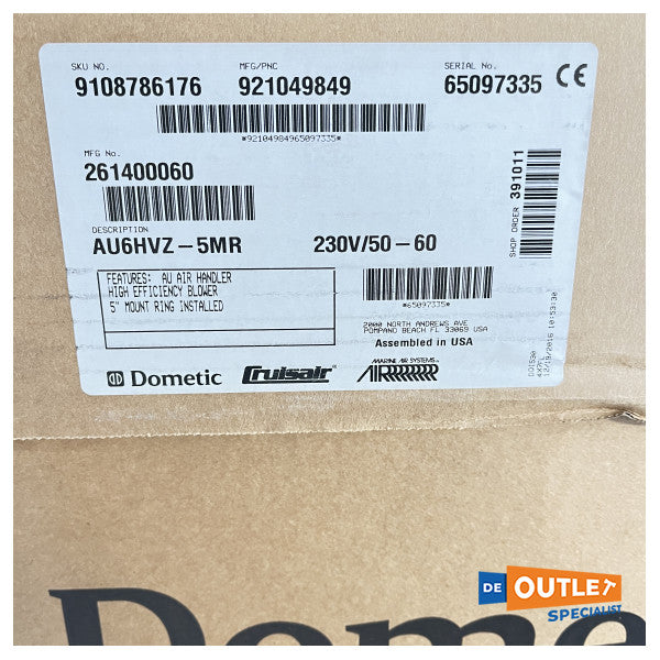 Dometic AU6HVZ-5MR 6000 BTU Air-Handler-261400060