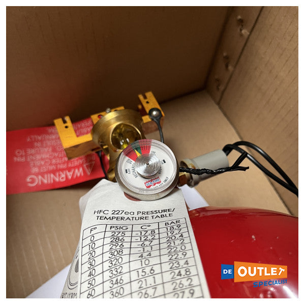 海の火 FM200-1000NM の自動手動の消火器