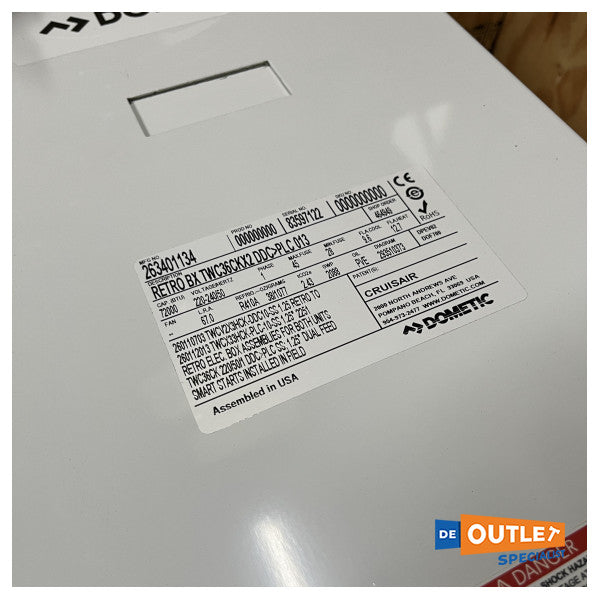 Dometic 72000 BTU θαλάσσια μονάδα ψύξης κλιματισμού 230V - 260112013