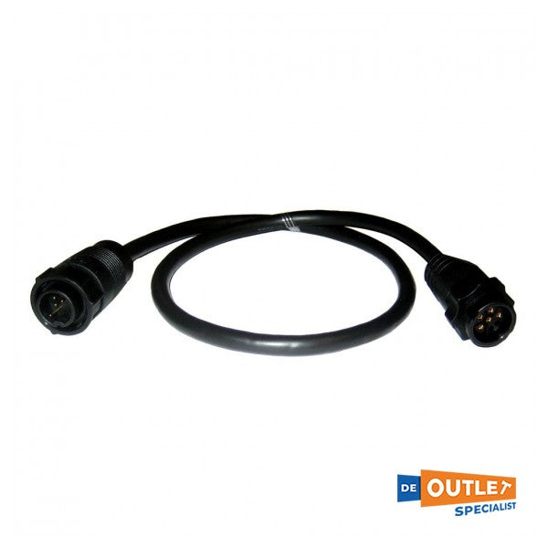 Lowrance 9 to 7 Pin Transducer Converter Cable-000-13977-001