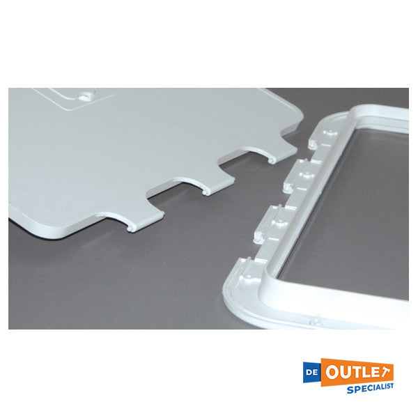 Бял инспекционен люк Osculati 350 x 600 mm - 20.302.40