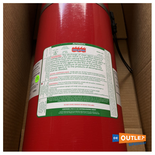 Автоматична - ръчна пожарогасителна система Sea Fire NFD 750