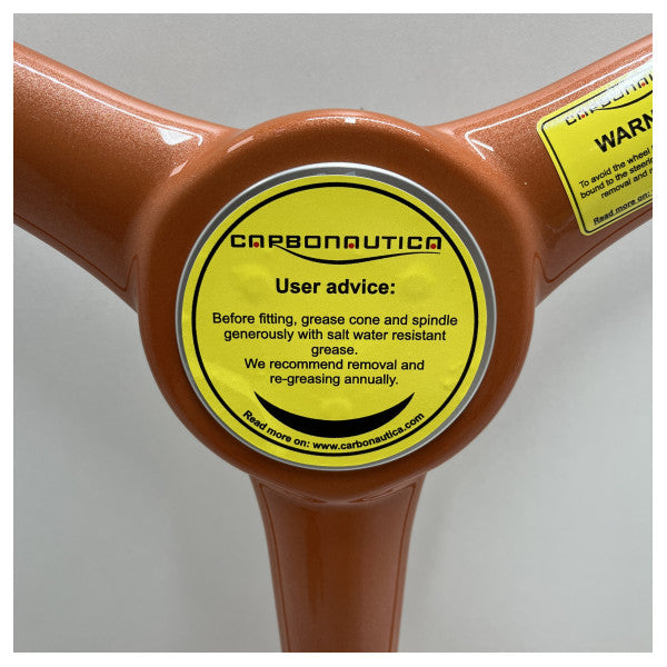 Volante Carbonautica Sport grp 800 mm arancione