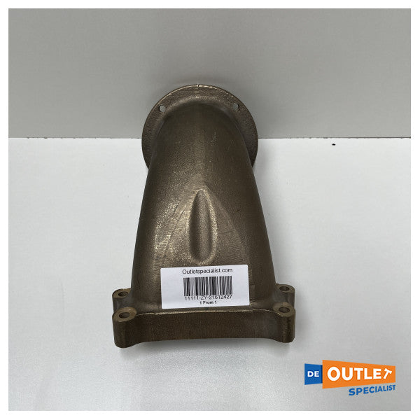 Volvo Penta IPS exhaust bent brons - 21612427