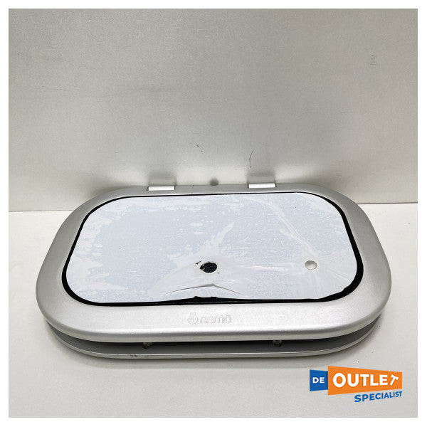 Nemo Slim Line Series Aluminum Deck Hatch 340 x 195 mm - 218.018
