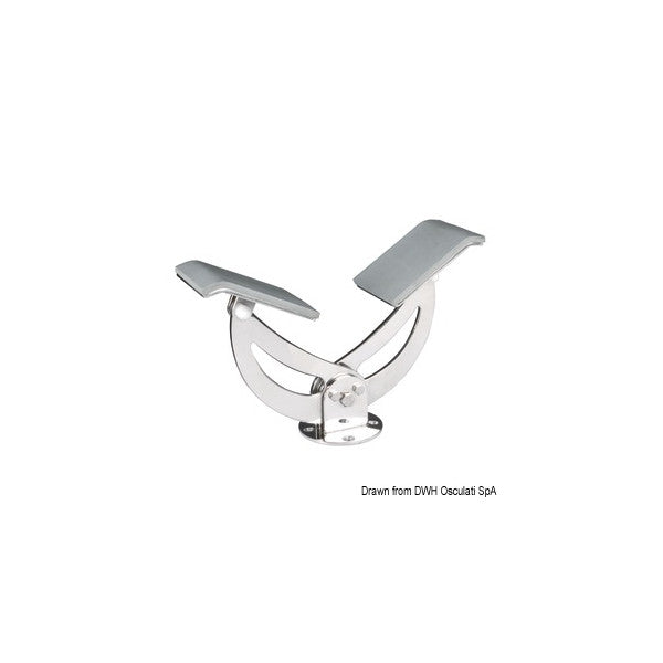 Fixed stainless steel tender bracket 70 KG - 22.506.04