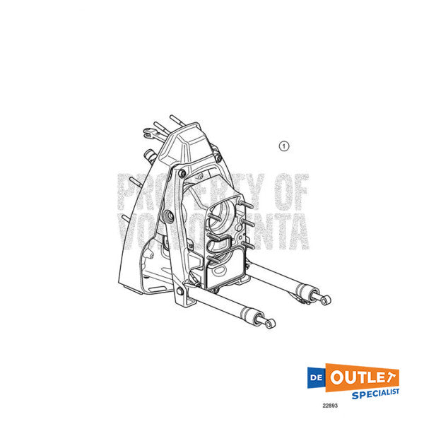 Volvo penta dps -d Transom Shield Kit - 22865044