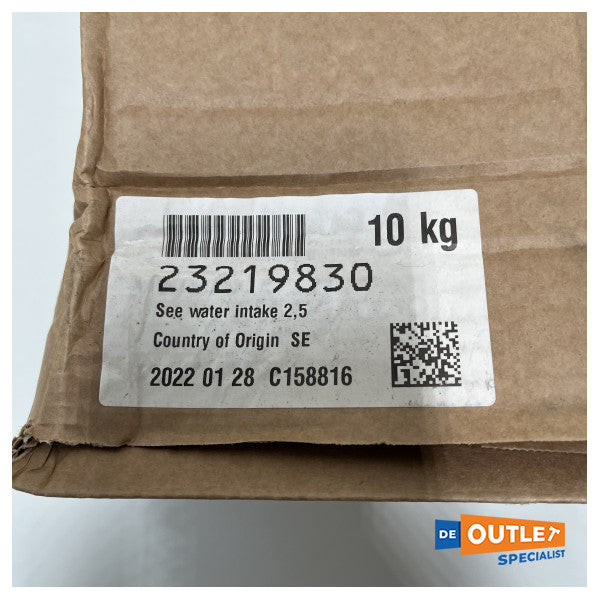 Zestaw wlotu wody chłodzącej Volvo Penta z brązu 2,5 cala - 23219830