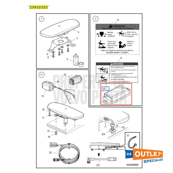 Volvo Penta DPS EVC 2.0 Interface de passerelle - 23932320