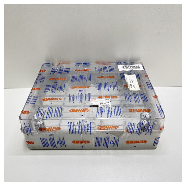 Gewiss IP56 läpinäkyvä sähköliitäntärasia 380 x 300 x 120 mm - GW 44 430