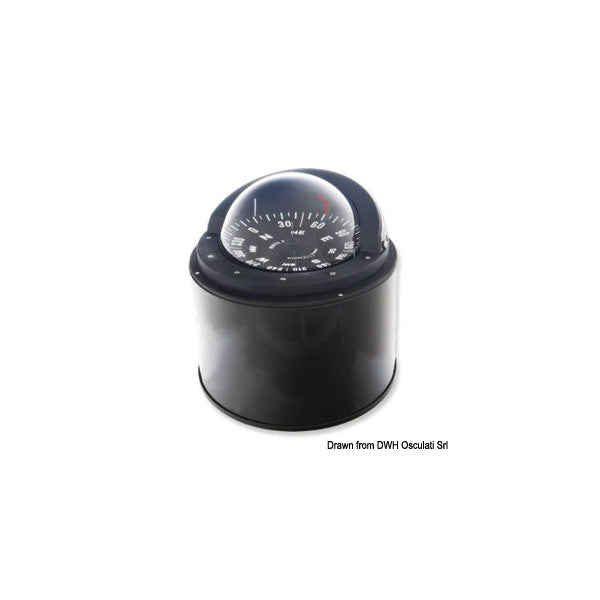 Riviera B6 / W2 6 pouces Black Liquid Compass 24V - 25.003.00