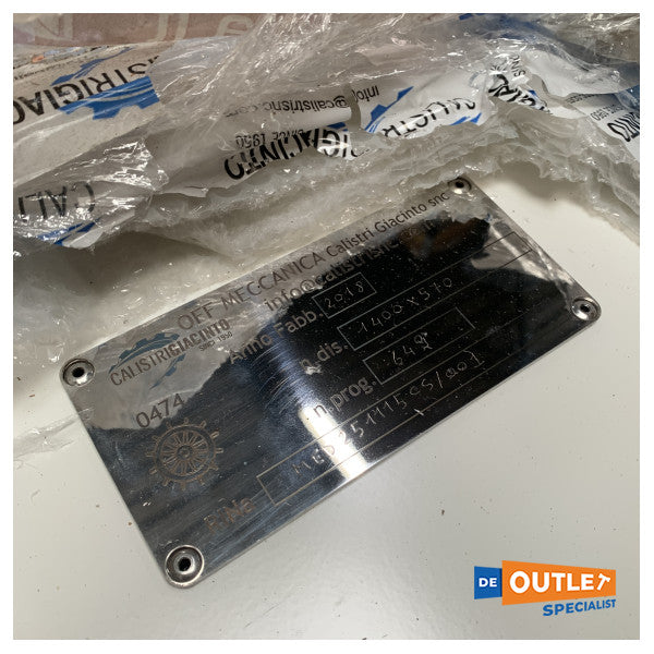 Calistri Giancinto Snc Wateright Engine Billi White White 1400 x 570 mm