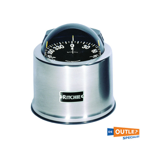 Ritchie SP-5 5 pouces Globemaster Compass Black Sokkel utilisé