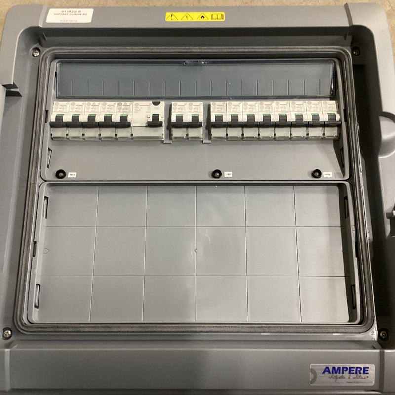 Ampere principal gabinete de interruptor de corriente 16 fusibles 230V