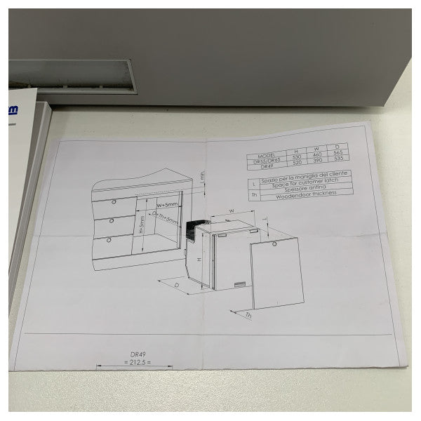 ISOTHERM DR55 55L COMPRESSEUR DU DES TRAPEURS 12 / 24V - 3055BH2P00015