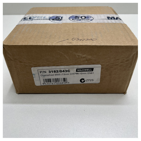 عجلة سلسلة ماكسويل من الفولاذ المقاوم للصدأ DIN766 13 مم 3500 - 3182/043