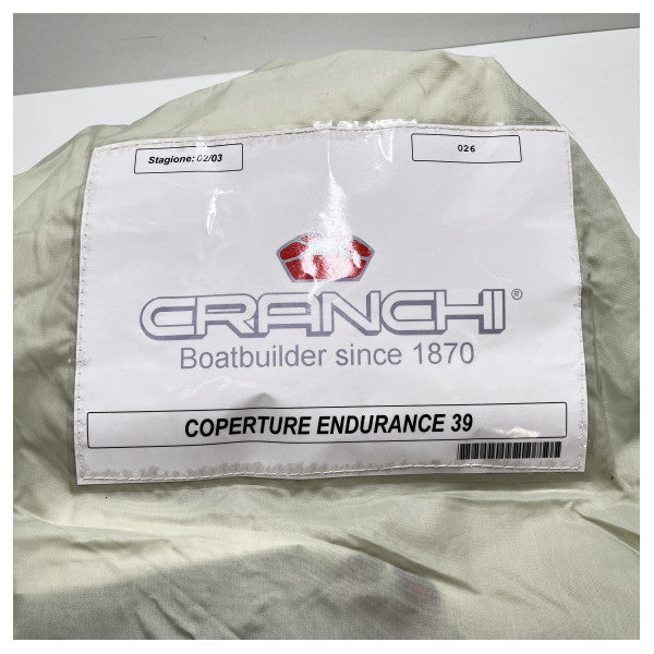 Cranchi Endurance 39 2002/2003 Cockpit Cover Beige