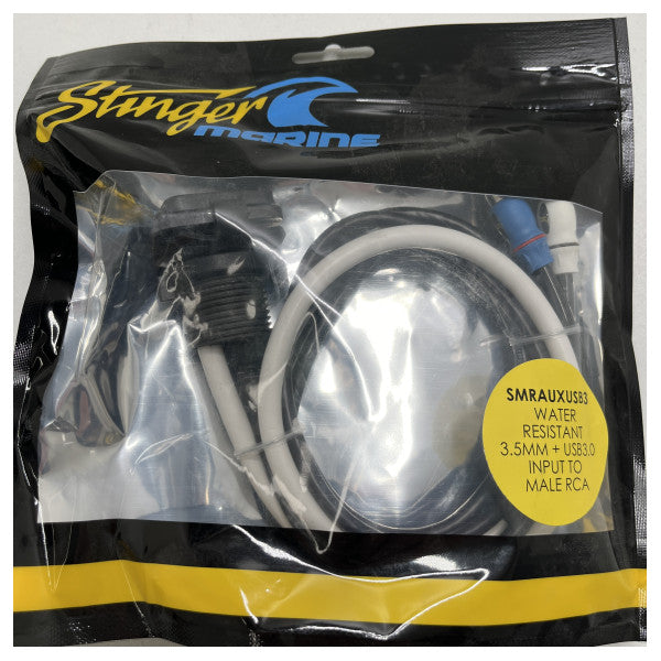 Stinger Marine SMRAUXUSB3 MARINE AUDIO 3,5 mM bis RCA/USB