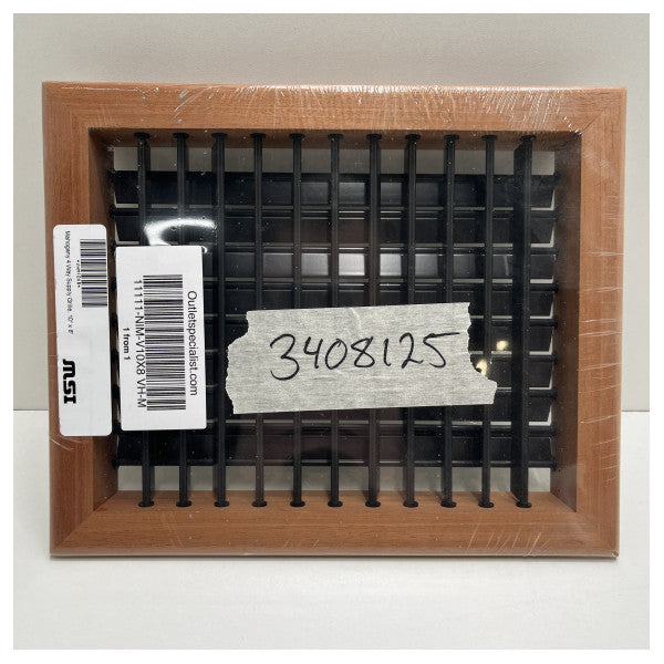 Dometic MSI 10 x 8 pollici griglia di uscita del climatizzatore Mogano - V10X8 VH-M