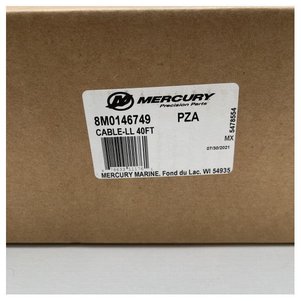 Mercury Mercruisser 14 -pin 12 mètres Câble de données LOS LOS - 8m0146749