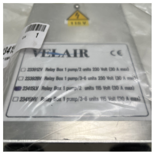 Velair scatola relè aria condizionata 1 pompa 2 unità 115V - 23415LV