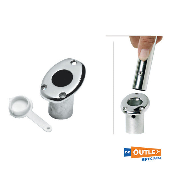 Тримач флагштока з нержавіючої сталі Osculati 40 мм - 35.390.20-c01