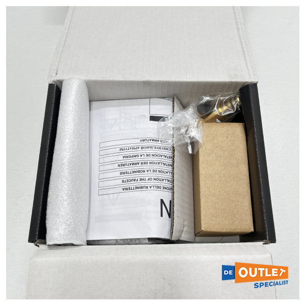 Zucchetti væghængt blandingsbatteri i rustfrit stål - ZP6032