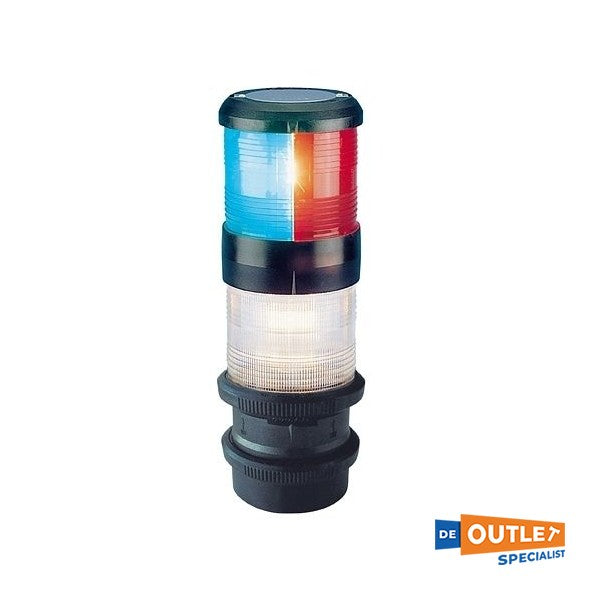 Aqua Signal Series 40 Tri -Color Light 12/24V Black - 3547953000