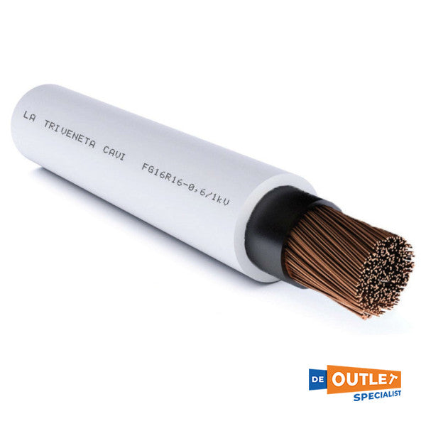 Rulle TT Cables 70 mm2 batterikabel vit 149 meter - FG16R16-70