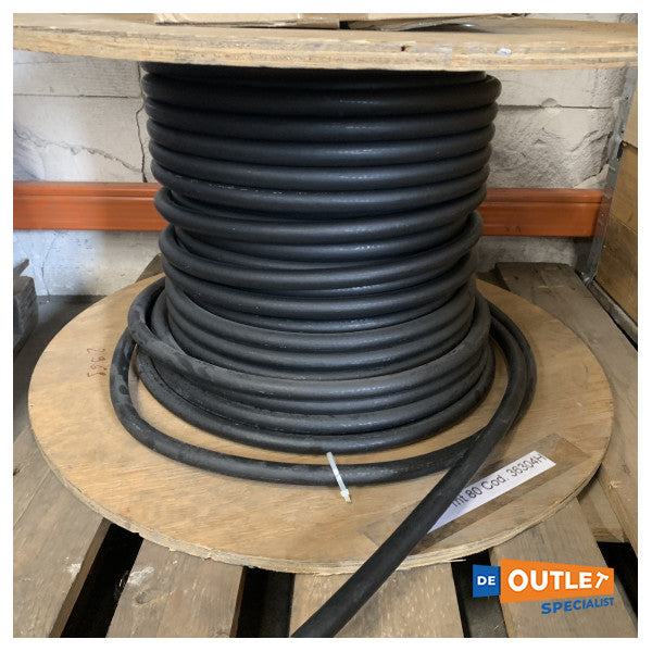 Кабел за акумулаторна батерия с ролка черен 120 mm2 44 метра черен