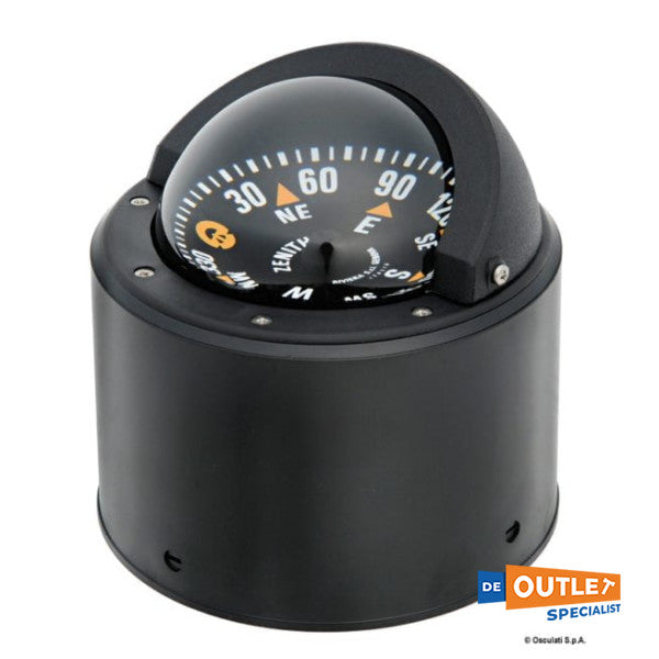 Riviera BZ3 nestekompassi musta pinta-asennettava 12/24V