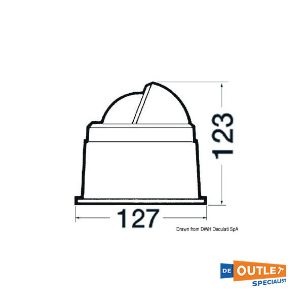 Riviera BZ3 Liquid Compass Black Structure 12 / 24V