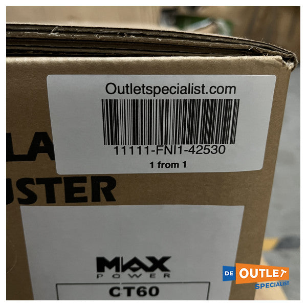 マックスパワー CT60 60 KGF | 185 mm | 12V バウスラスター - 42530