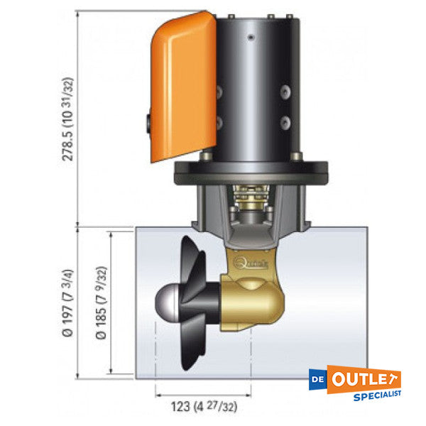 BTQ rapide 185 mm | 85kgf | 2 VECHEMENTS ÉLECTRIQUE - QBTQ1808524