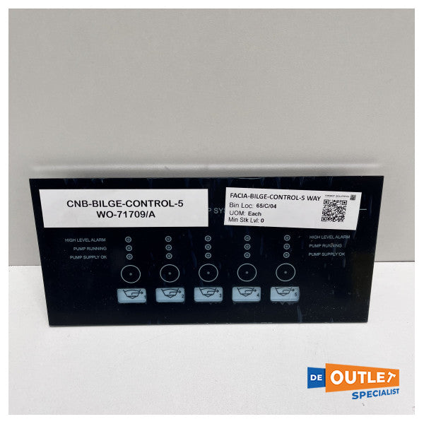 Solutions énergétiques CNB-Bilge-Control-5 Switch Pannel 24V