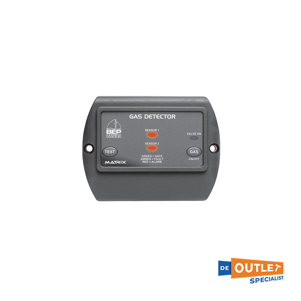 Bep 600GDL gas detector with gas valve connection and controller