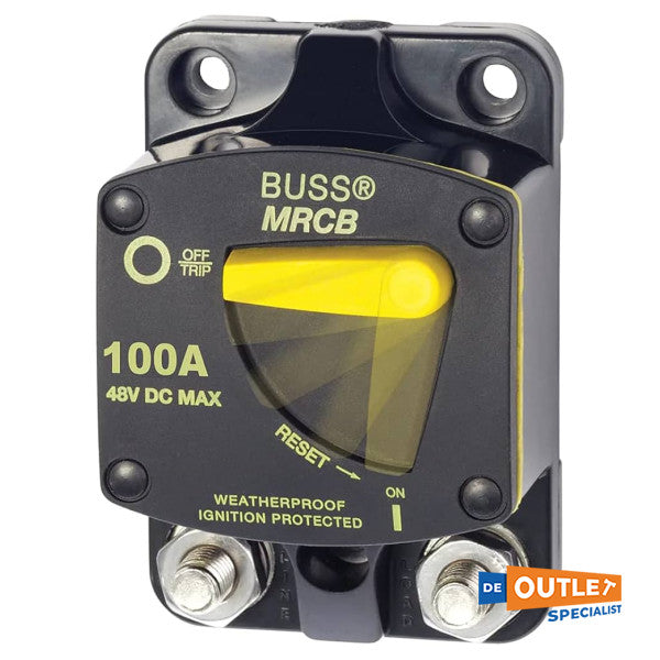 Головний автоматичний вимикач серії Blue Sea 187 100А 12/24В - 7144-100А