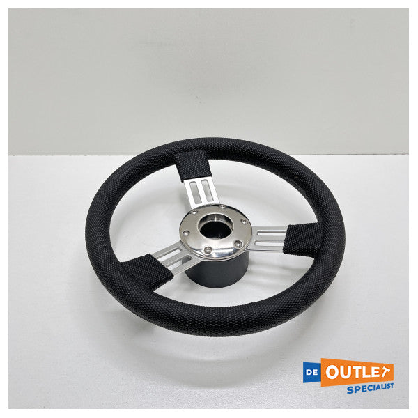 PEGASO 3-Poke Inneildless Steering Wheel Black 300 mm - 45.158.45