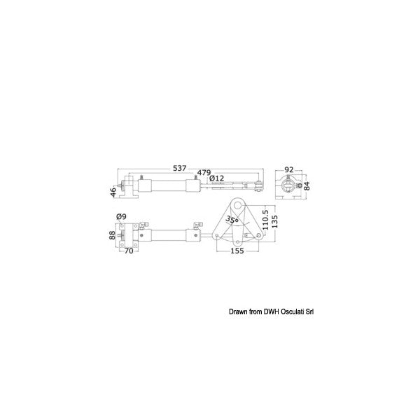 Multiflex LM -HP Tipo 27 Hydrauliklenkersystem Kit - 45.708.00