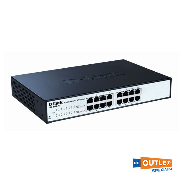 D-Link DLK DGS-1100-16 16-portowy przełącznik EasySmart - DLKDGS110016