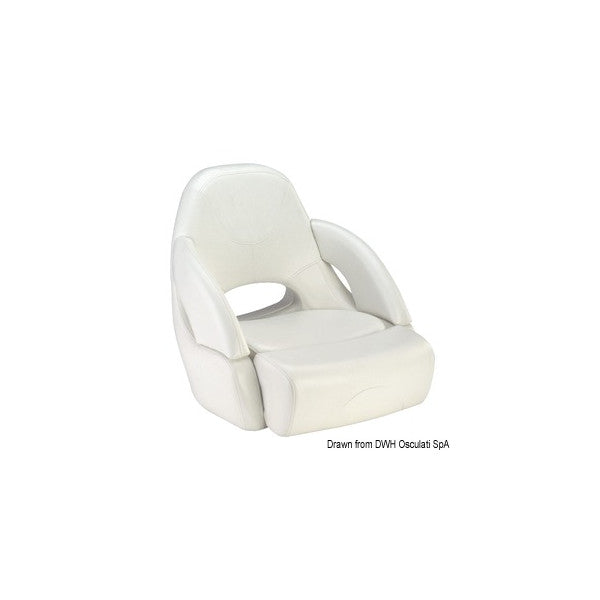 Attwood Matrix Pilot Steering Seat White - 48.408.00