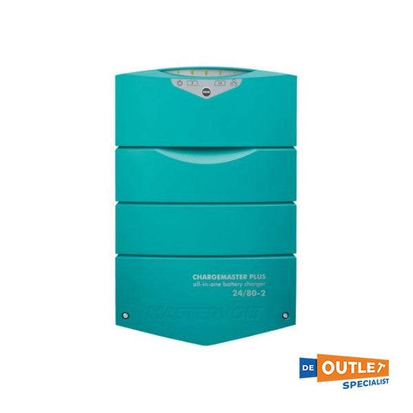 Mastervolt Chargemaster plus 24V | 80 ampli | 2 chargeur de batterie de sortie - 44320805