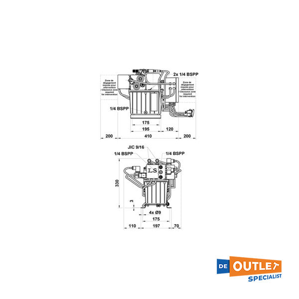 LS Power Assist Hydraulic Power Steering Pack 24V - 2203890