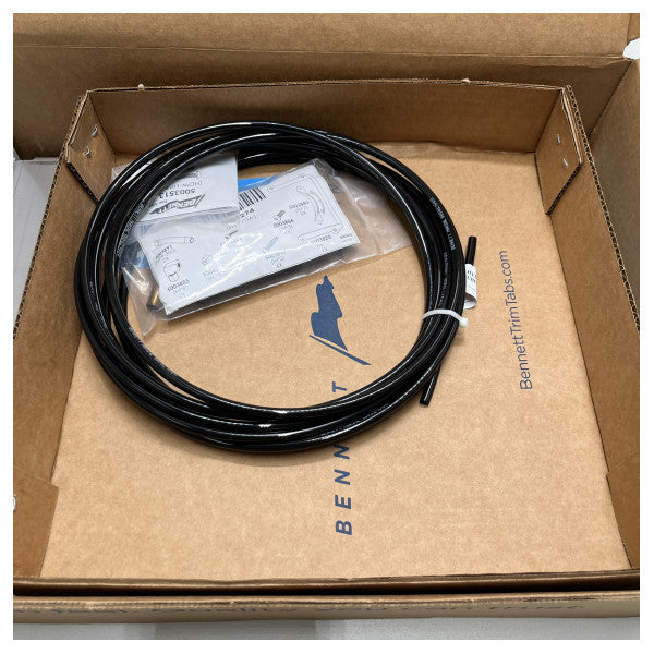 Bennett 18 x 9 pulgadas Kit de pestaña de ajuste hidráulico sin pantalla 12V - Bntim189