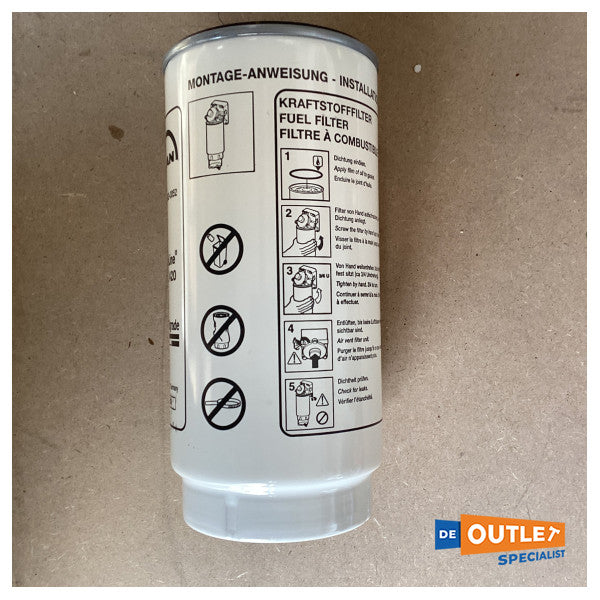 MAN 51.12503-0052 プライマリ燃料フィルタ C/R 10 ミクロン