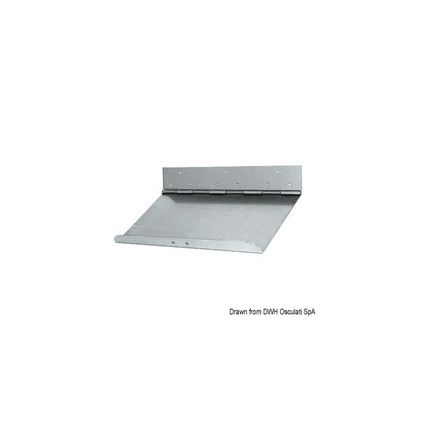 Osculati dubbele RVS trim tabs 1050 x 230 mm - 51.134.06